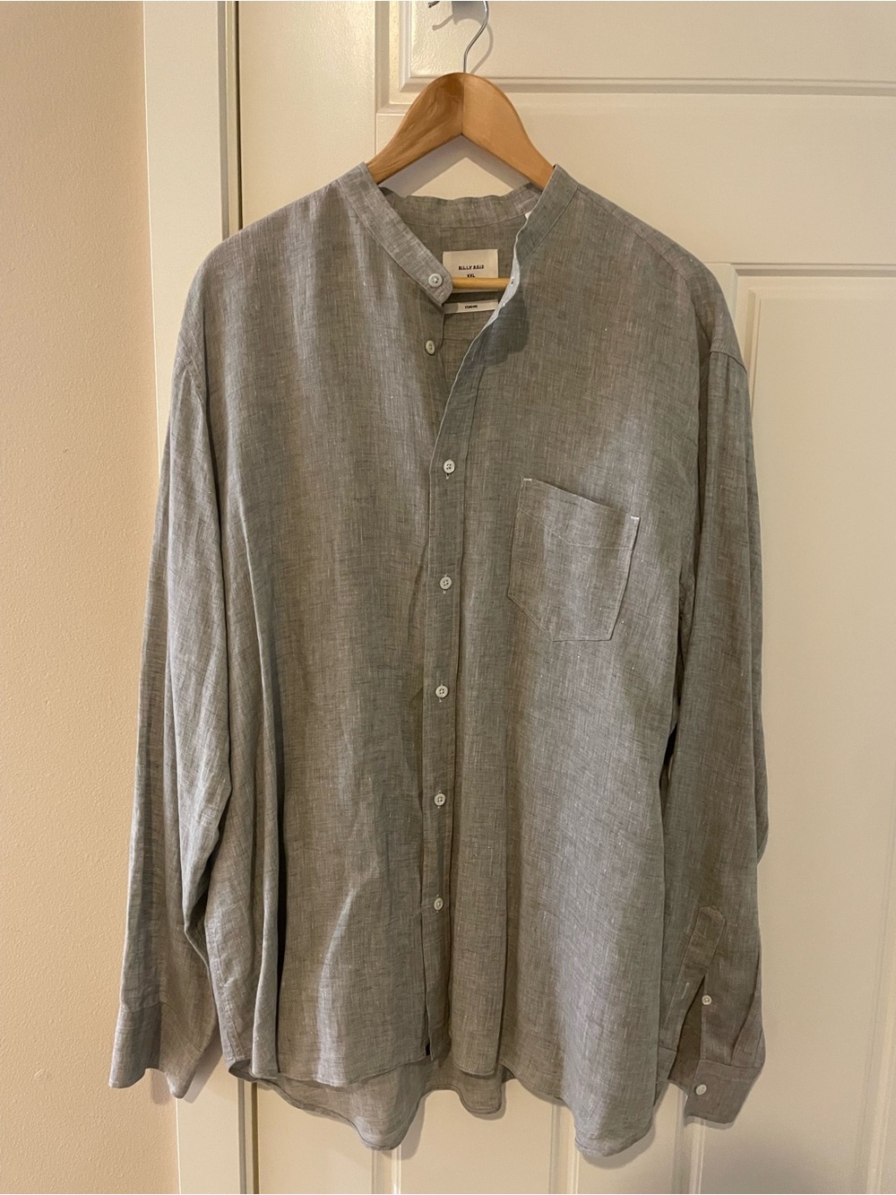 Menswear Italian linen shirt